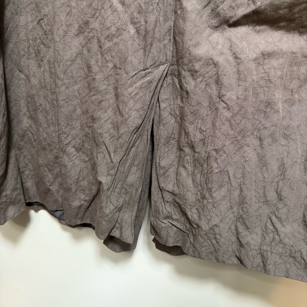 Eileen Fisher Brown Kimono Cotton Jacket - Picture 9 of 12